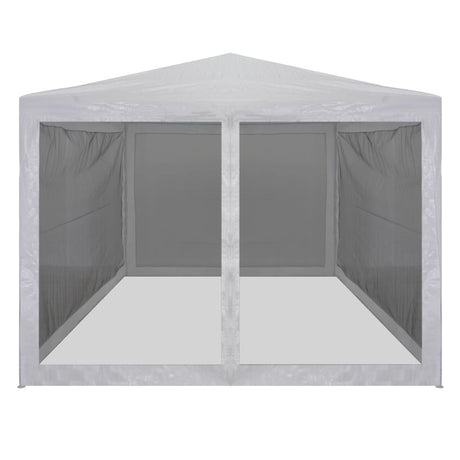 Tente de fête vidaxl avec 4 murs latéraux de 4 maille 4x3 m