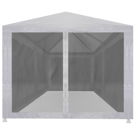 Tente de fête vidaxl avec 6 murs latéraux de 6 maille 6x3 m