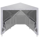 Tente de fête vidaxl avec 8 murs latéraux de maille 9x3 m