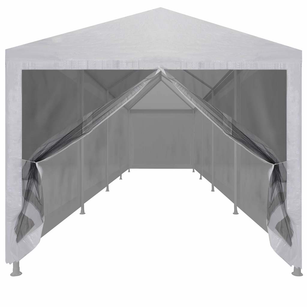 Tente de fête Vidaxl avec des murs latéraux de 10 maille 12x3 m