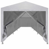 Tente de fête Vidaxl avec des murs latéraux de 10 maille 12x3 m