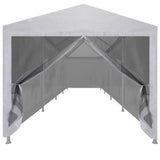 Tente de fête Vidaxl avec des murs latéraux de 10 maille 12x3 m