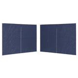 Paredes de tienda Vidaxl con cremallera PE Blue 2 PCS