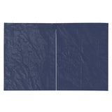 Murs de tente vidaxl avec zipper pe bleu 2 pcs
