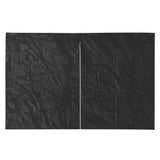 Murs de tente vidaxl avec glissière pe anthracite 2 sts
