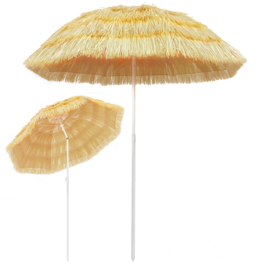 Vidaxl Strandparasol Hawaii Style 180 cm naturlig