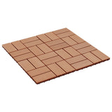 Vidaxl Terrace tiles 30x30 cm 1 m² HKC Teak color 11 sts