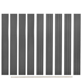 Vidaxl replacement fence boards 9 pcs 170 cm HKC Gray