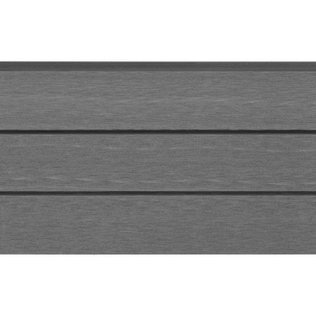 Vidaxl replacement fence boards 9 pcs 170 cm HKC Gray