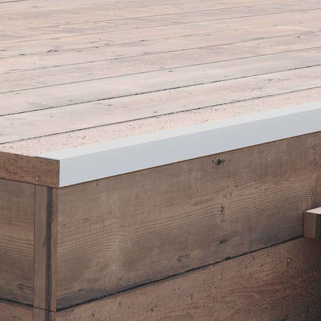 Vidaxl 5 St Terrace Corner Placting Boards 170 cm en aluminium argenté couleur