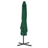Vidaxl parasol avec poteau en acier 250x250 cm vert