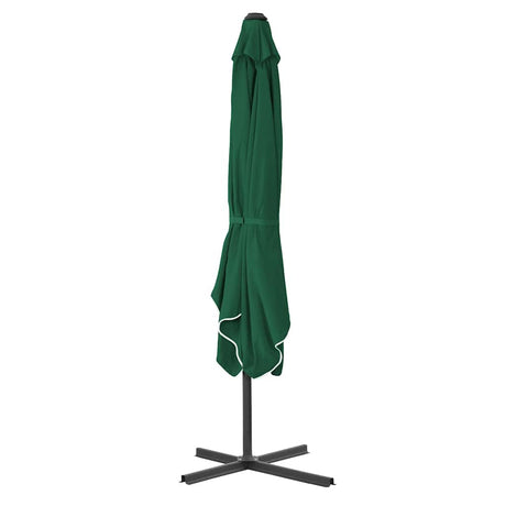 Vidaxl parasol avec poteau en acier 250x250 cm vert