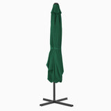 Parasol Vidaxl con poste de acero 250x250 cm verde