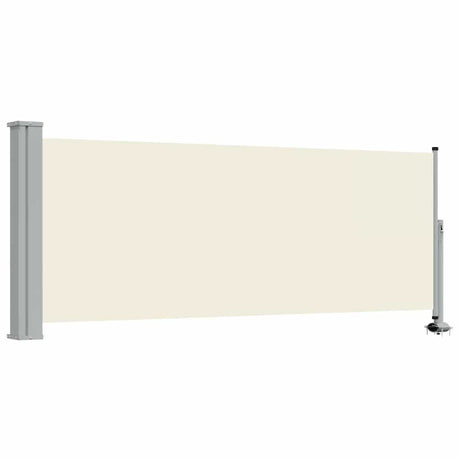 Écran de jardin vidaxl extensible 100x300 cm crème -colored