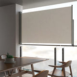 Schermo del giardino Vidaxl estendibile da 140x300 cm crema