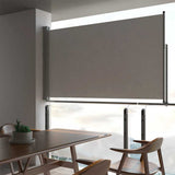 Écran de jardin vidaxl extensible 140x300 cm gris