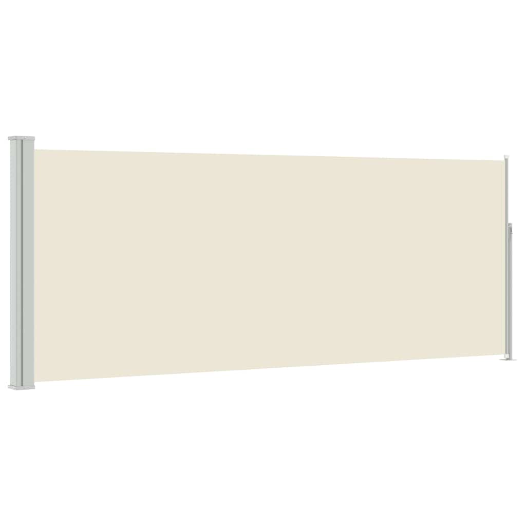 Vidaxx pare-vent extensible 120x300 cm crème