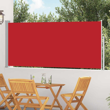 Vidaxx pare-vent extensible 120x300 cm rouge