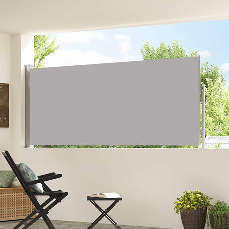 Vidaxx pare-vent extensible 120x300 cm gris