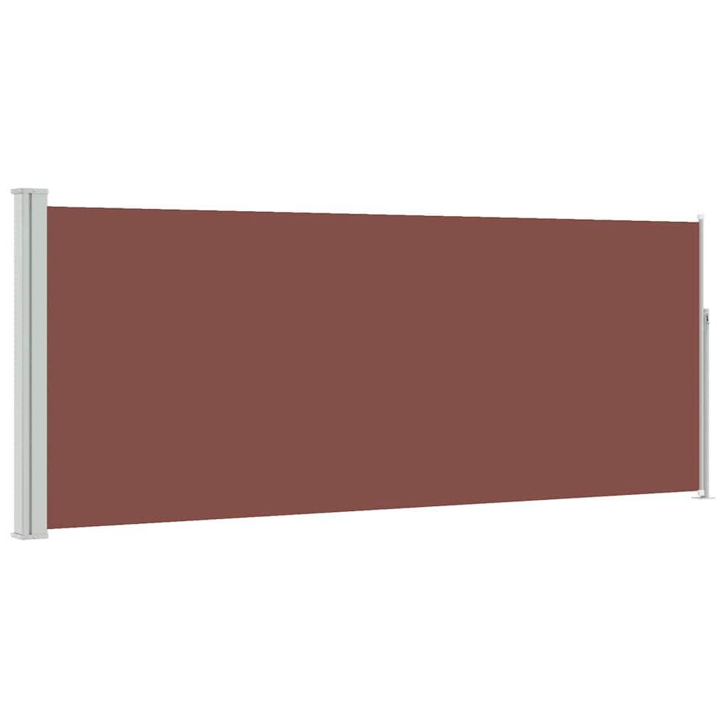 Vidaxx pare-vent extensible 120x300 cm marron