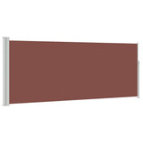 Vidaxx pare-vent extensible 120x300 cm marron