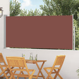Vidaxx pare-vent extensible 120x300 cm marron