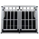 Vidaxl Dog Bank avec porte double 94x88x69 cm