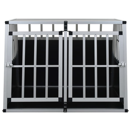 Vidaxl Dog Bank avec porte double 94x88x69 cm