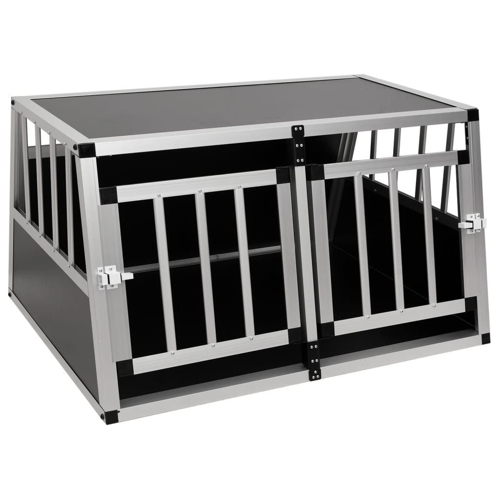 Vidaxl Dog Bank con doppia porta 89x69x50 cm