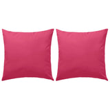 Cojines al aire libre de Vidaxl 60x60 cm rosa 2 pcs