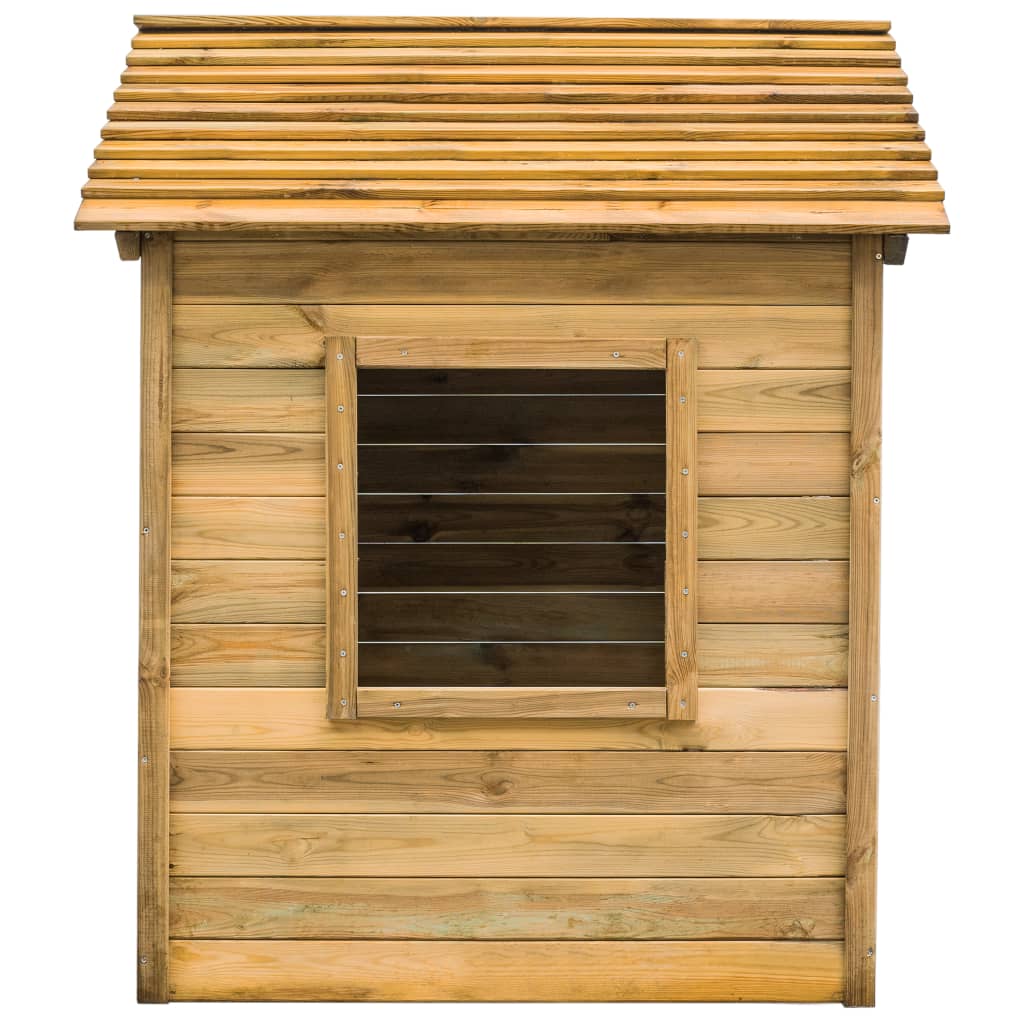 Vidaxl Outdoor Play House 120x120x146 cm Pine Wood