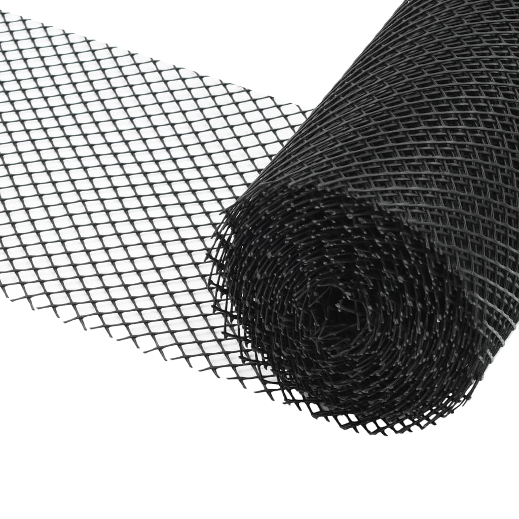 VidaXL grillage de gouttière 4 pièces avec pinces 1,08 ㎡ HDPE