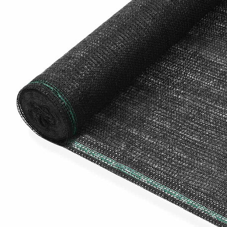 Écran de tennis Vidaxl 1x25 m HDPE noir