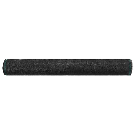 Écran de tennis Vidaxl 1x25 m HDPE noir
