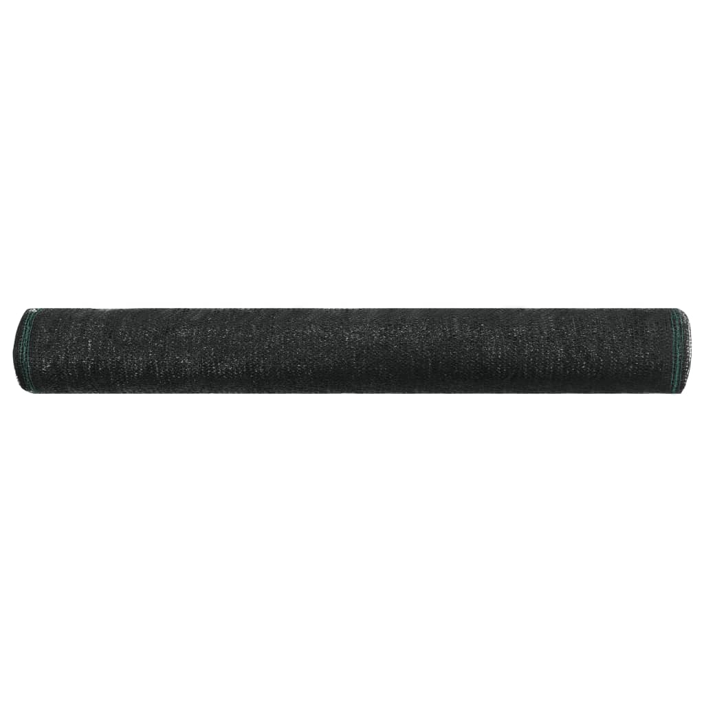 Écran de tennis Vidaxl 2x100 m HDPE noir