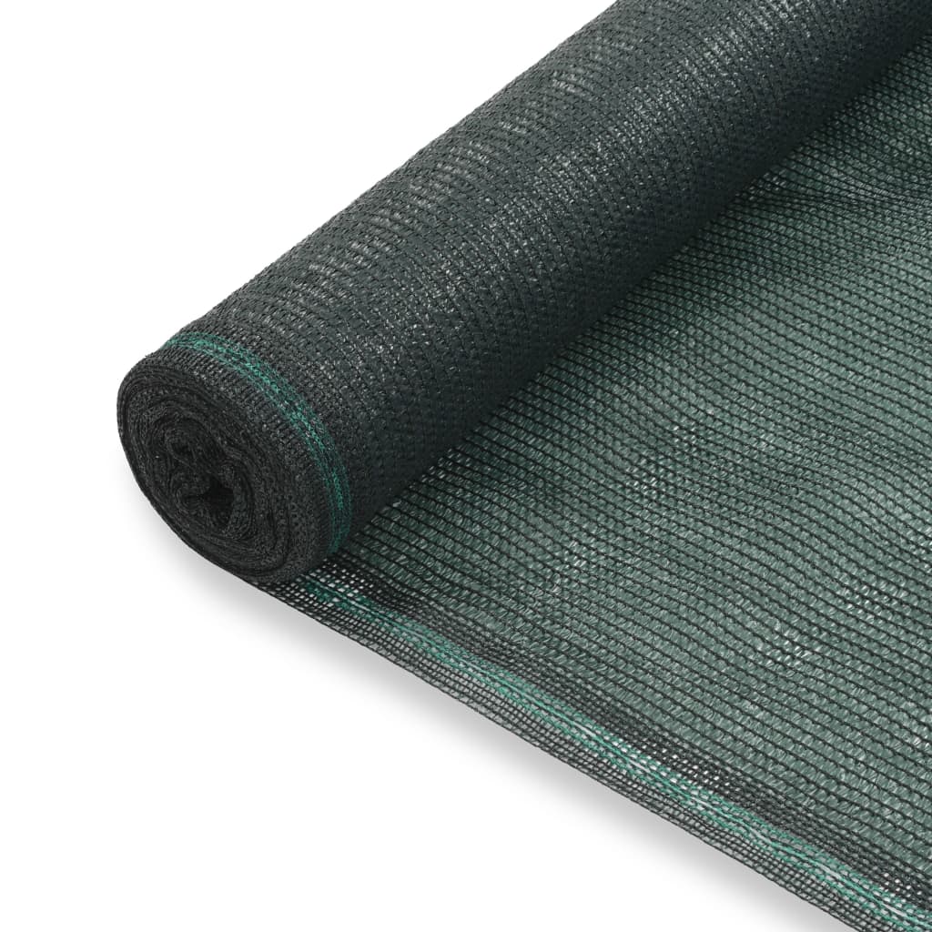 Écran de tennis Vidaxl 1x50 m Green HDPE