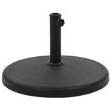 Vidaxl Parasol Foot à environ 19 kg de polyresin noir
