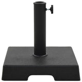 Vidaxl Parasol Foot Square 8 kg Polyresin Negro