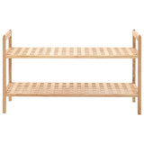 Rack à chaussures Vidaxl 69x26x40 cm Bois de noyer massif