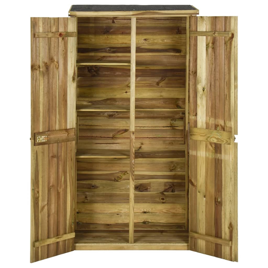 Vidaxl Garden Shed 85x48x177 cm Pine tre