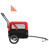 Vidaxl Pet Transion et Jogging Buggy 2-en-1 rouge et noir