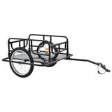 Vidaxl Bicycle Trailer 130x73x48,5 cm en acier noir