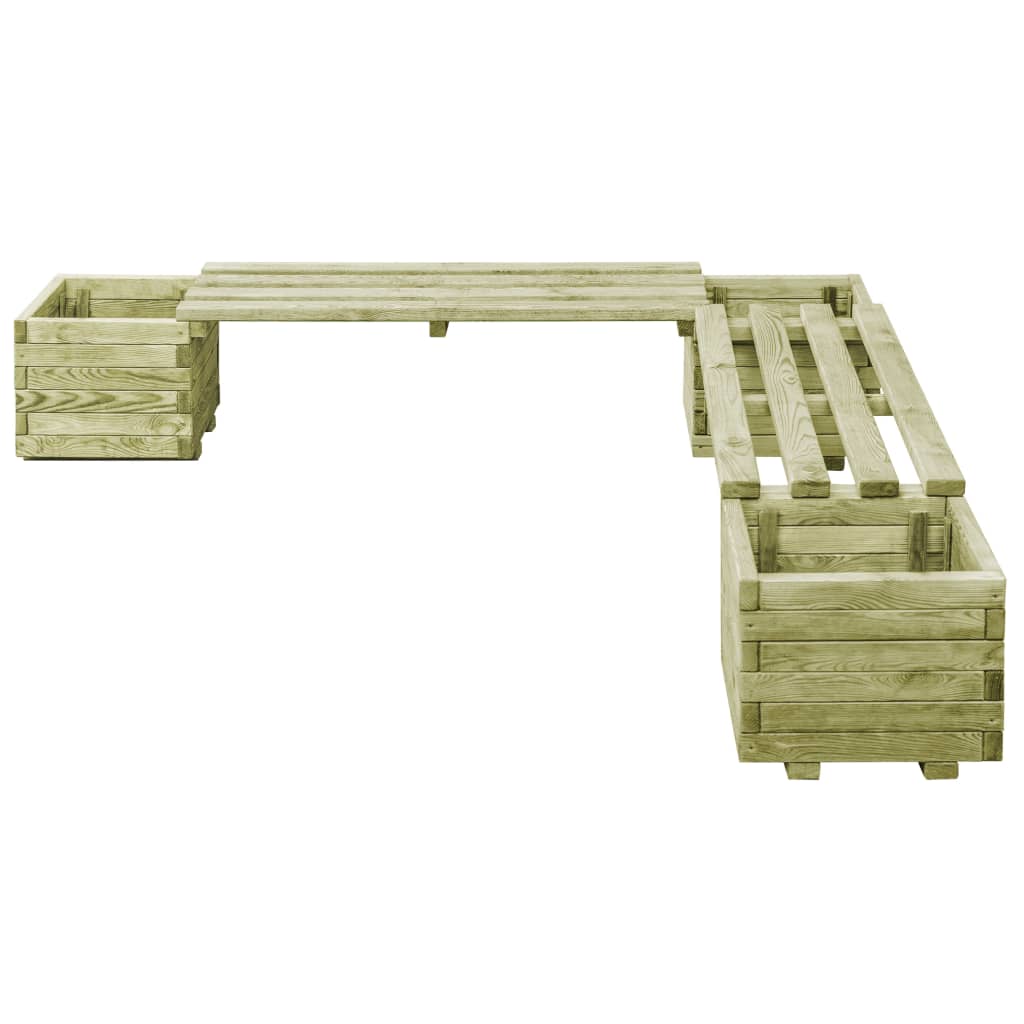 Vidaxl plant bench impregnated pine