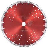 Blade de scie à diamant Vidaxl avec turbo et trous 300 mm en acier