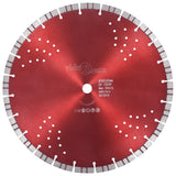 Blade de scie à diamant Vidaxl avec turbo et trous 350 mm en acier