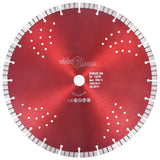 Blade de scie à diamant Vidaxl avec turbo et trous 350 mm en acier