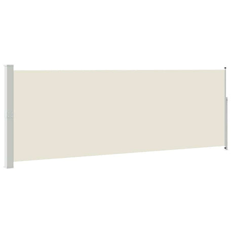 Pare-brise Vidaxl extensible 160x500 cm crème