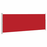 Pare-brise Vidaxl extensible 160x500 cm rouge