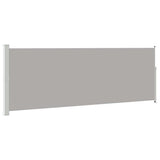 Pare-brise Vidaxl extensible 160x500 cm gris
