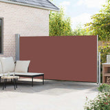 Vidaxl côté canopée extensible 160x500 cm brun